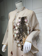 Beaded Sequin Evening Gown