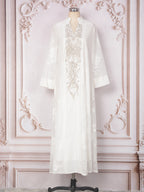 Mesh long sleeved dress