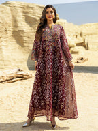 Mesh Patchwork Maxi Dress