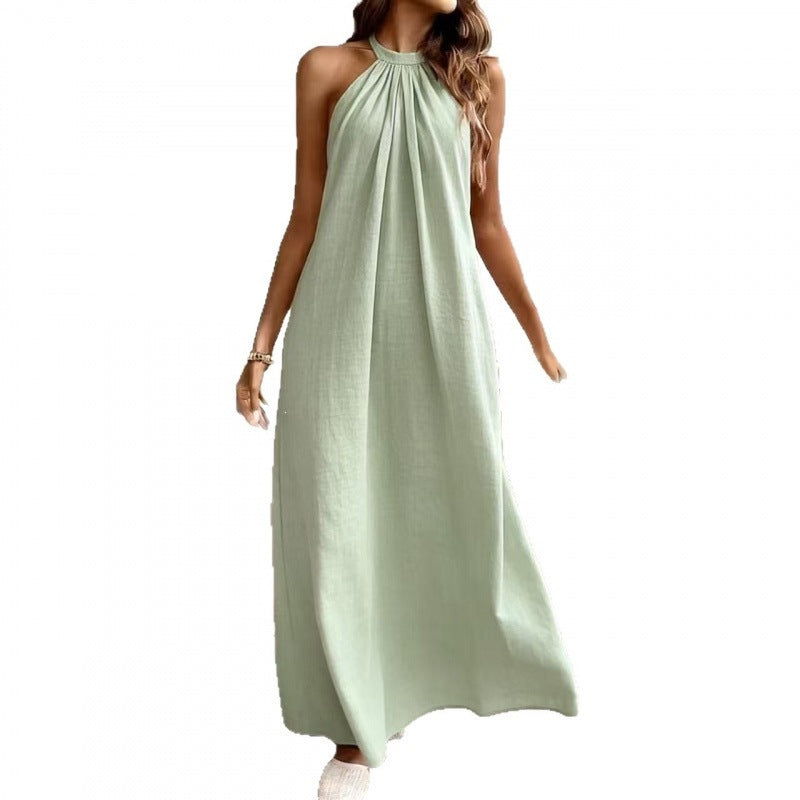 Halter Backless Maxi Dress Secondary image