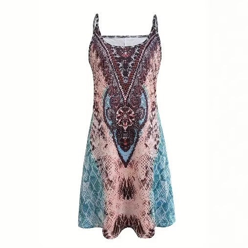 Geometric Off-Shoulder Strapless Maxi Dress for Women, Plus Size