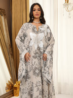 Sequin Hooded Maxi Dress