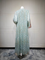 Mesh Patchwork Maxi Dress