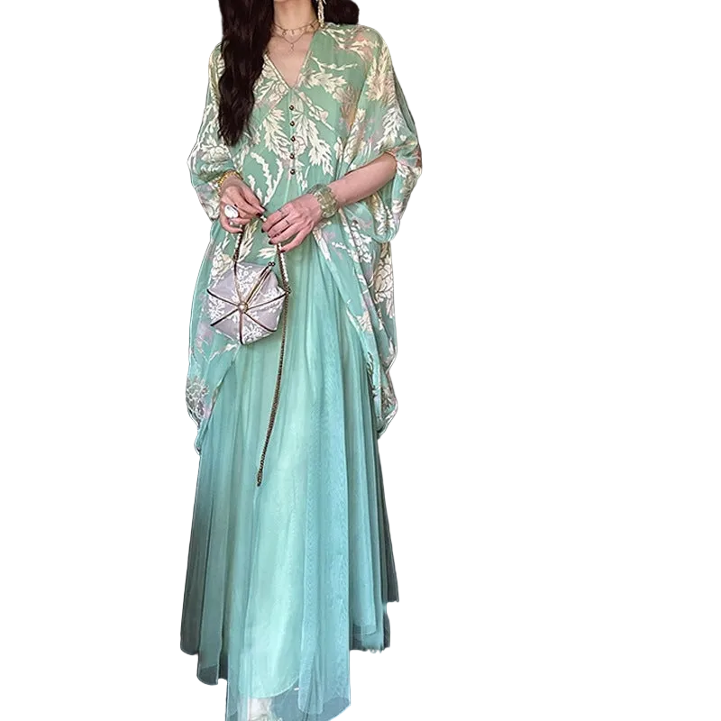 Burnout Floral Casual Dress for women Main image