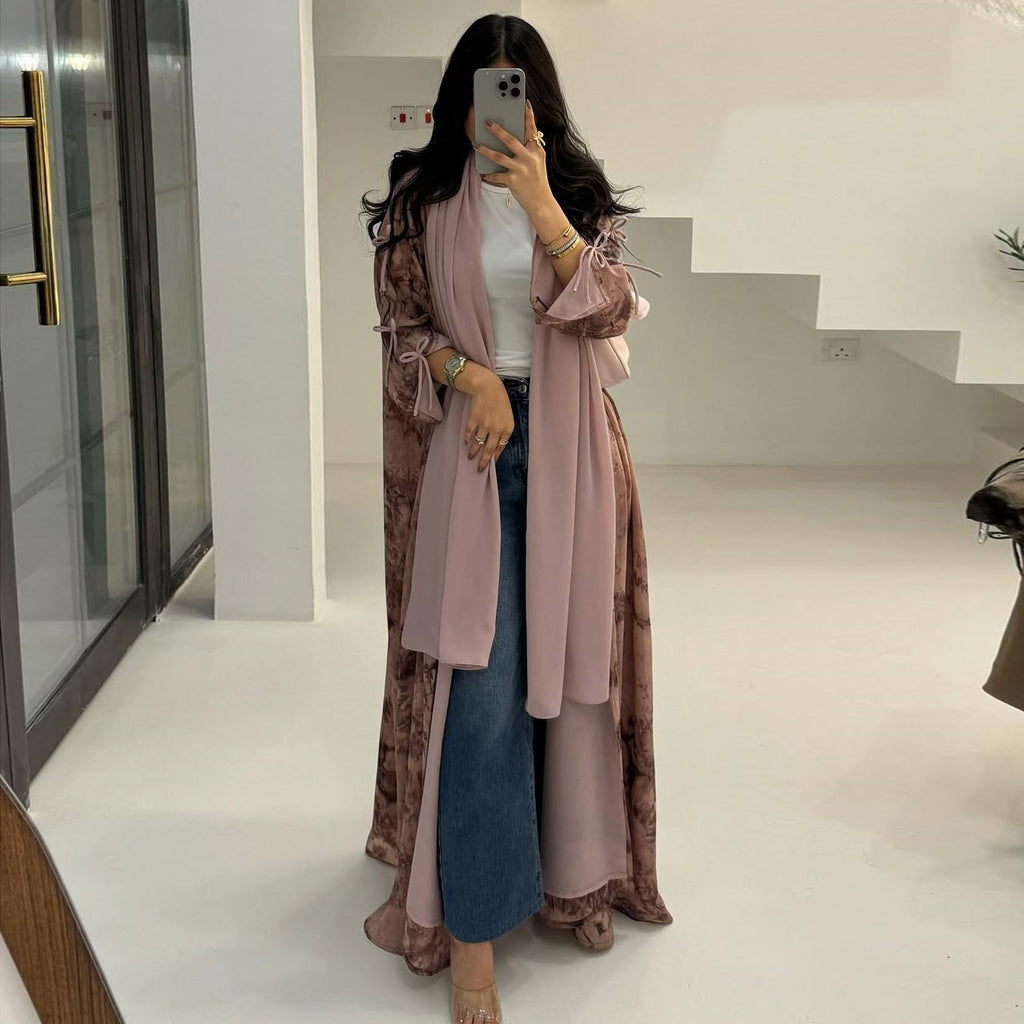 Chiffon Two-Piece Maxi Dress