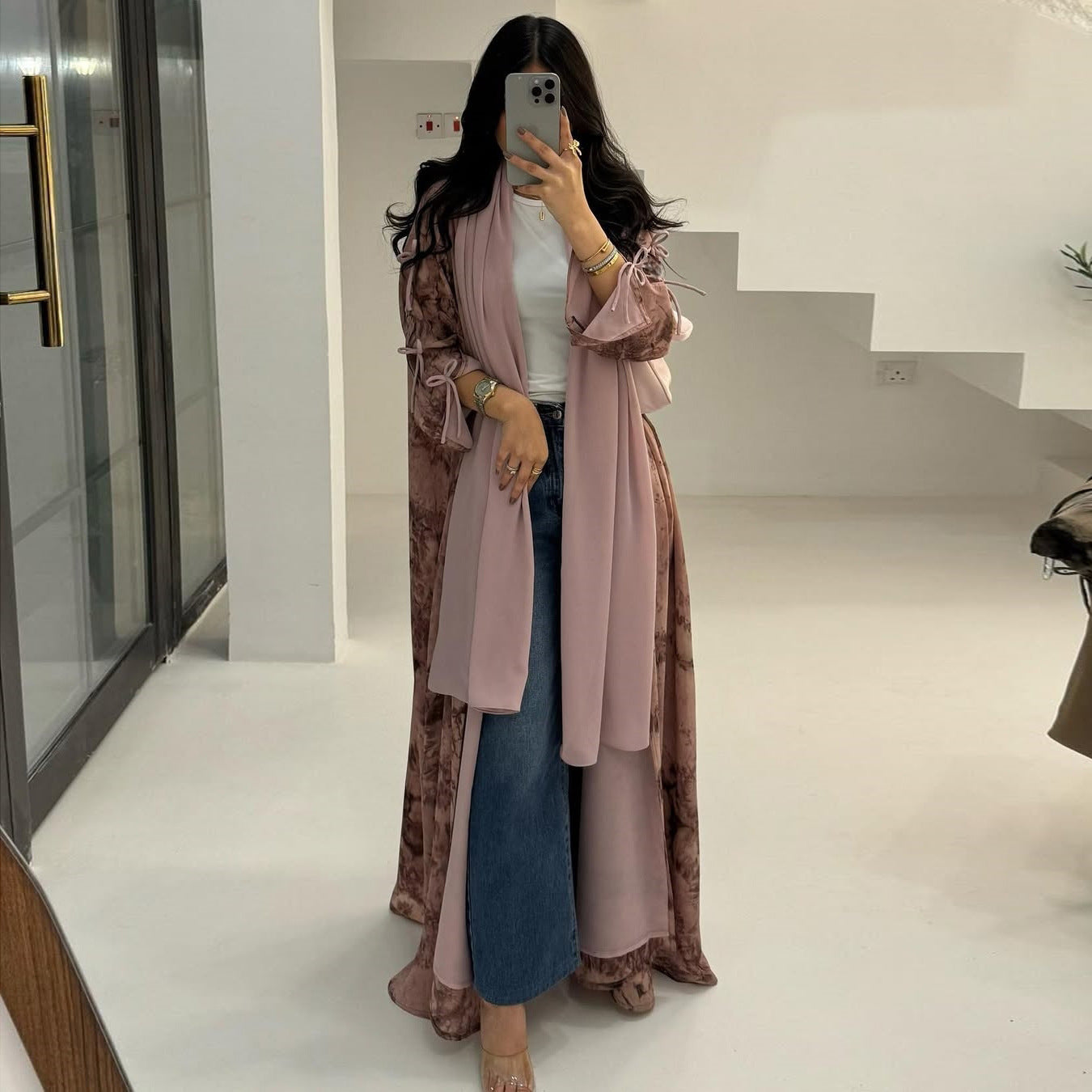 Chiffon Two-Piece Maxi Dress