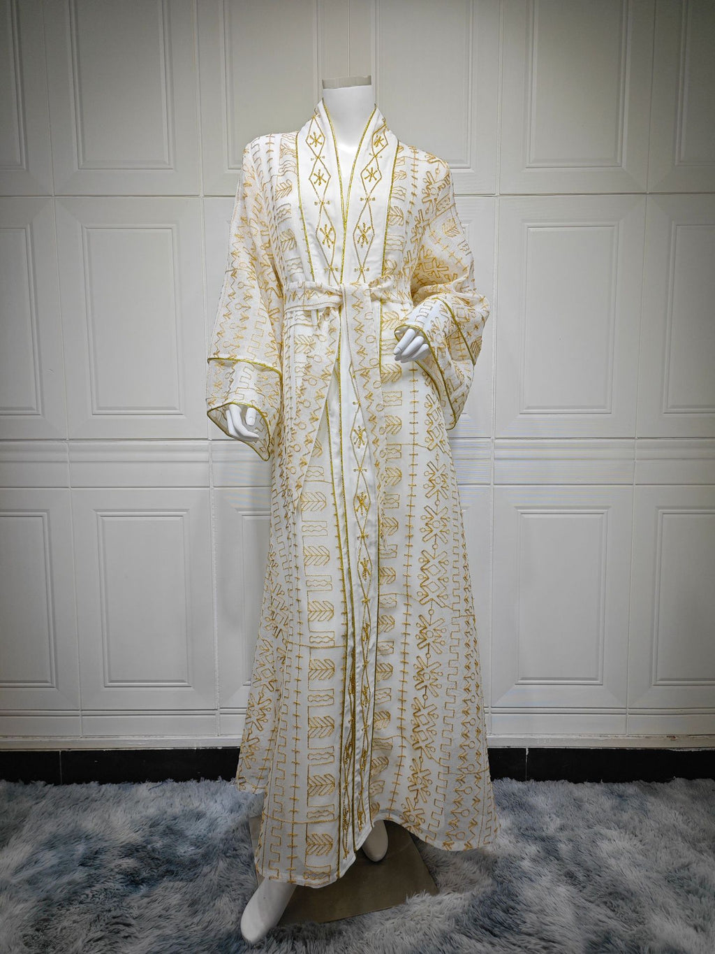 Two-Piece Mesh Maxi Dress