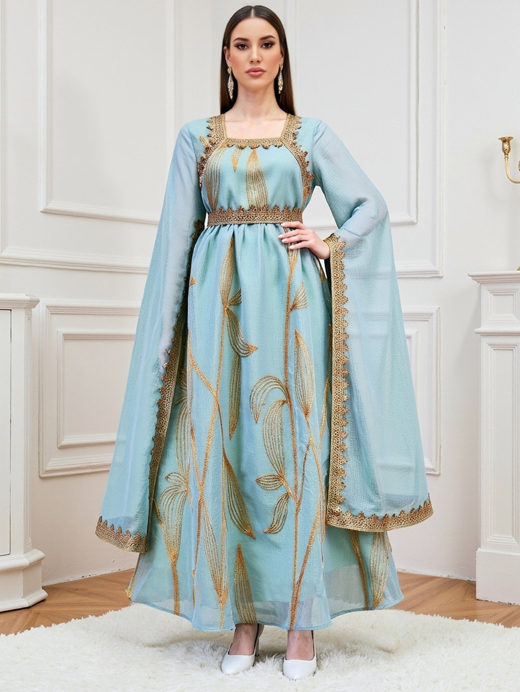 Elegant Robe Maxi Dress