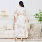 V-neck long sleeved dress
