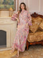 Printed Beaded Robe Maxi Dress