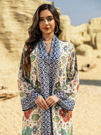 Tie-Dye Chiffon Maxi Dress