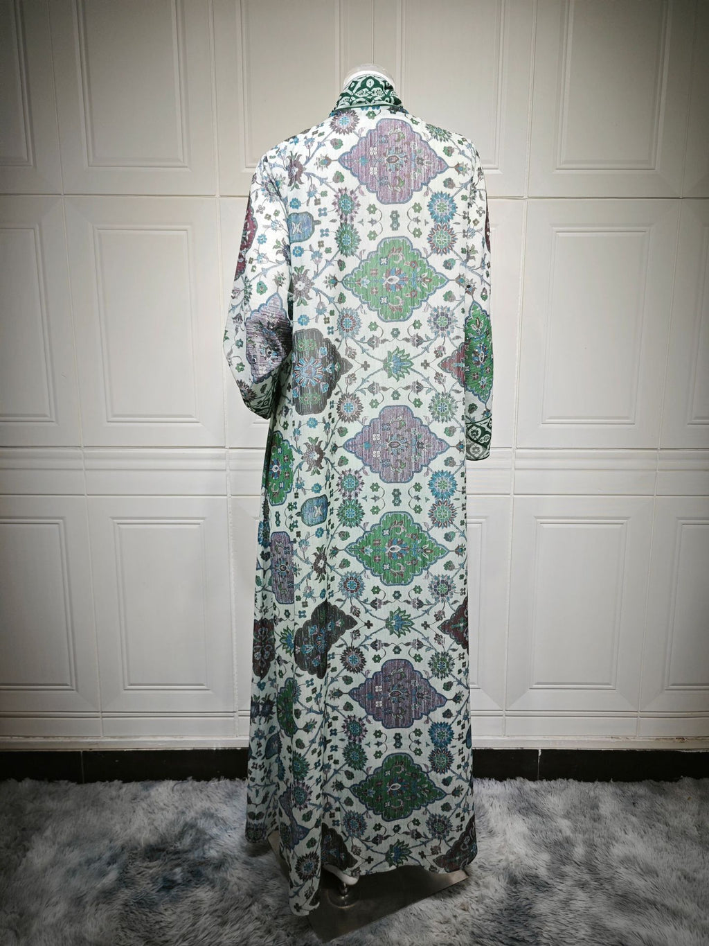 Tie-Dye Chiffon Maxi Dress