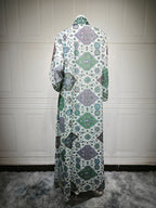 Tie-Dye Chiffon Maxi Dress