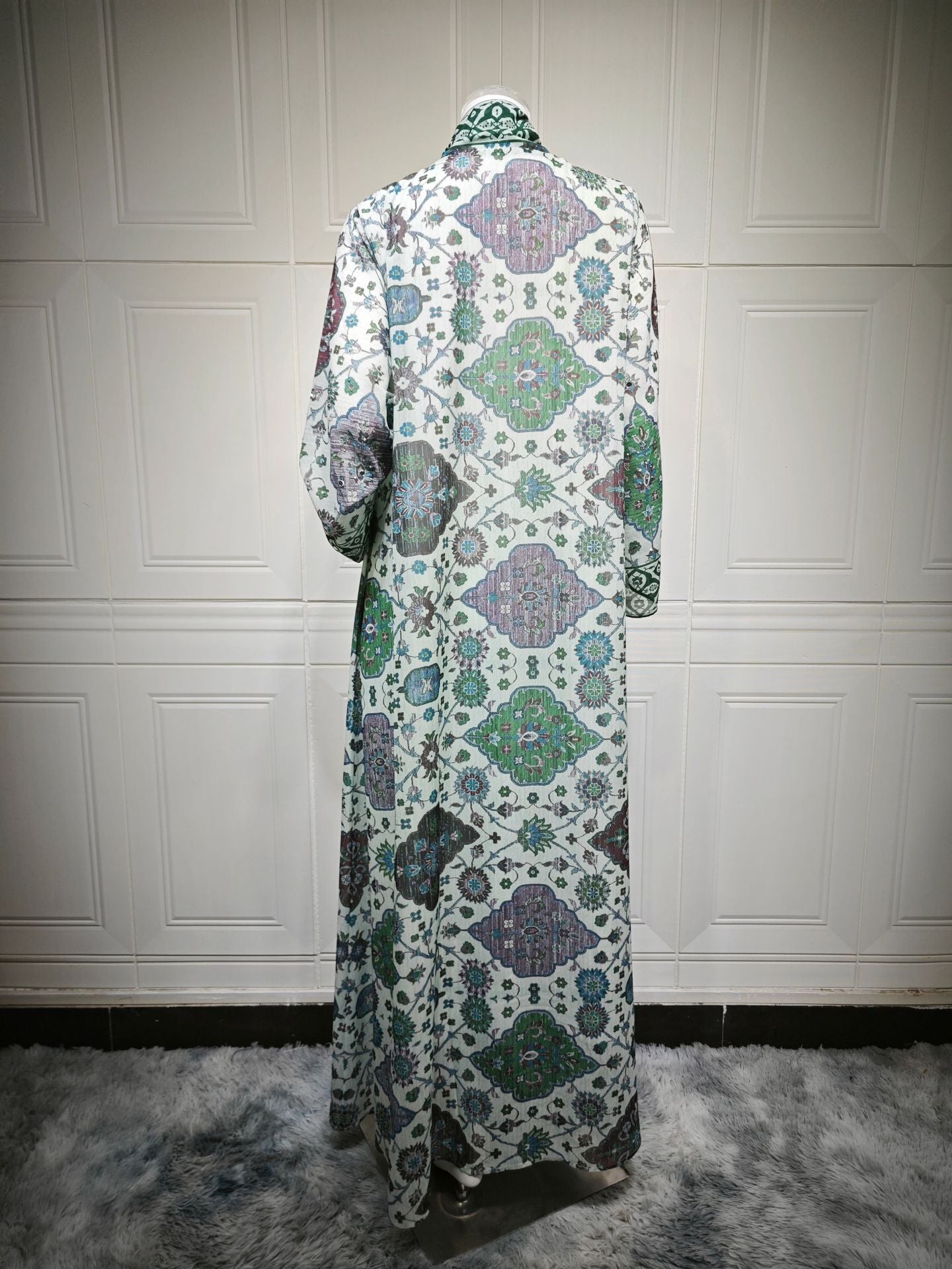 Tie-Dye Chiffon Maxi Dress