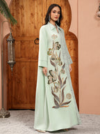 Sequin Floral Maxi Dress