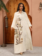 Sequin Floral Maxi Dress