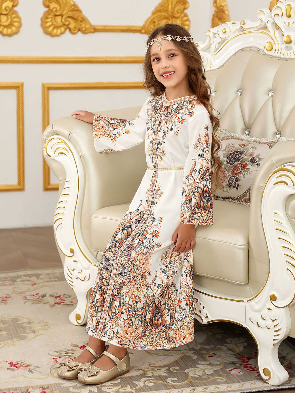 Satin Mother and Daughter Maxi Dress
