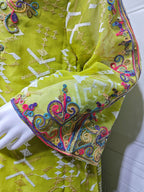 Embroidered Applique Maxi Dress