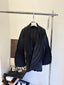 Handmade Layered Pleated Statement Coat for Women, Open Front