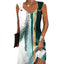 Sleeveless V-Neck Midi Dress for women