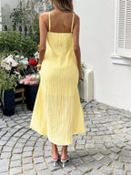 Backless Halter Maxi Dress