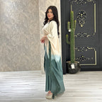 Fringe Print Maxi Dress