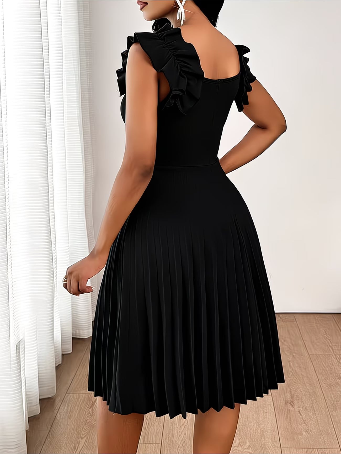 midi dress with a modern silhouette for women