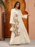 Sequin Floral Maxi Dress