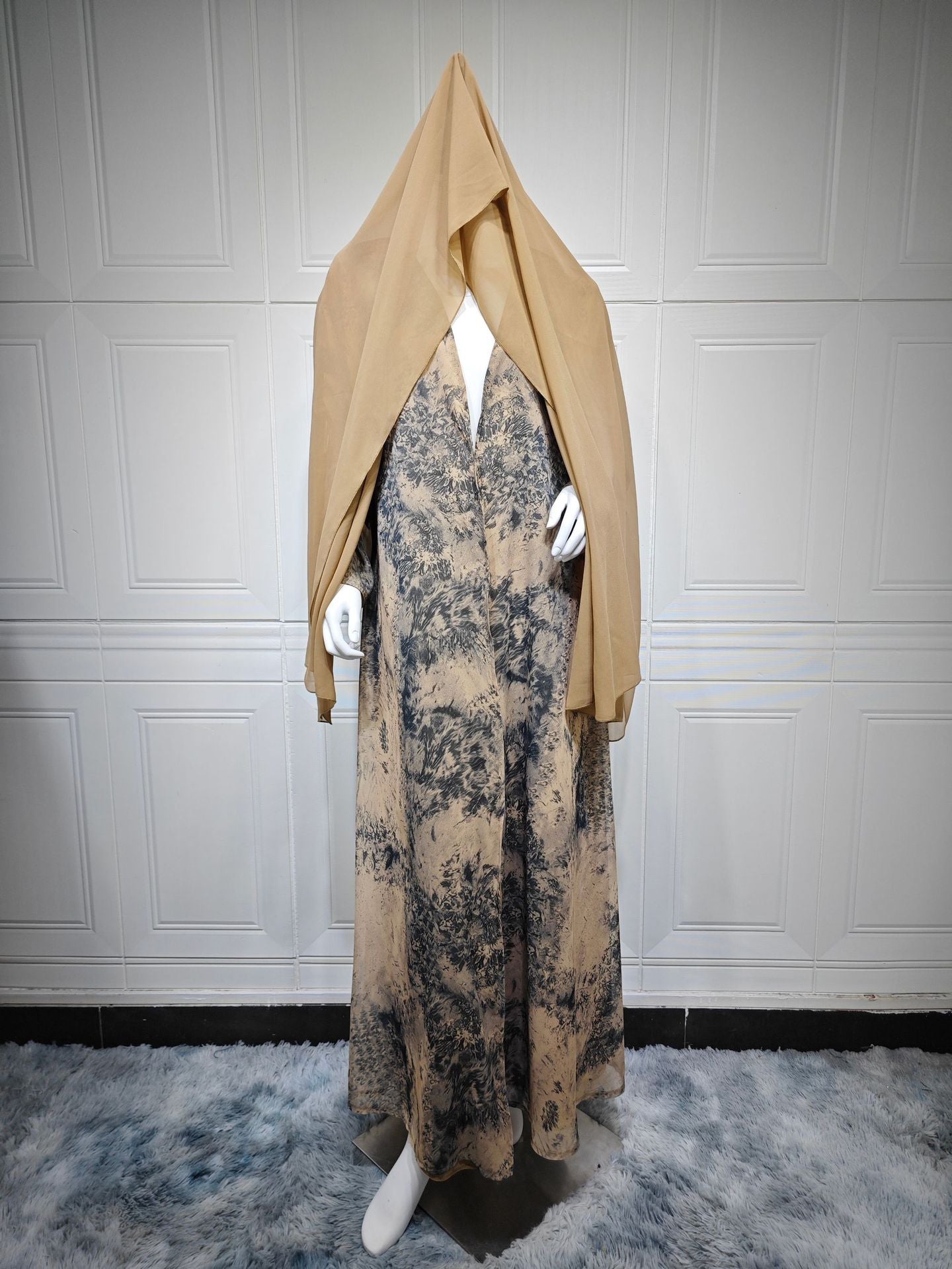 Chiffon Two-Piece Maxi Dress