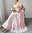 Pink Embroidered Maxi Dress, Plus Size