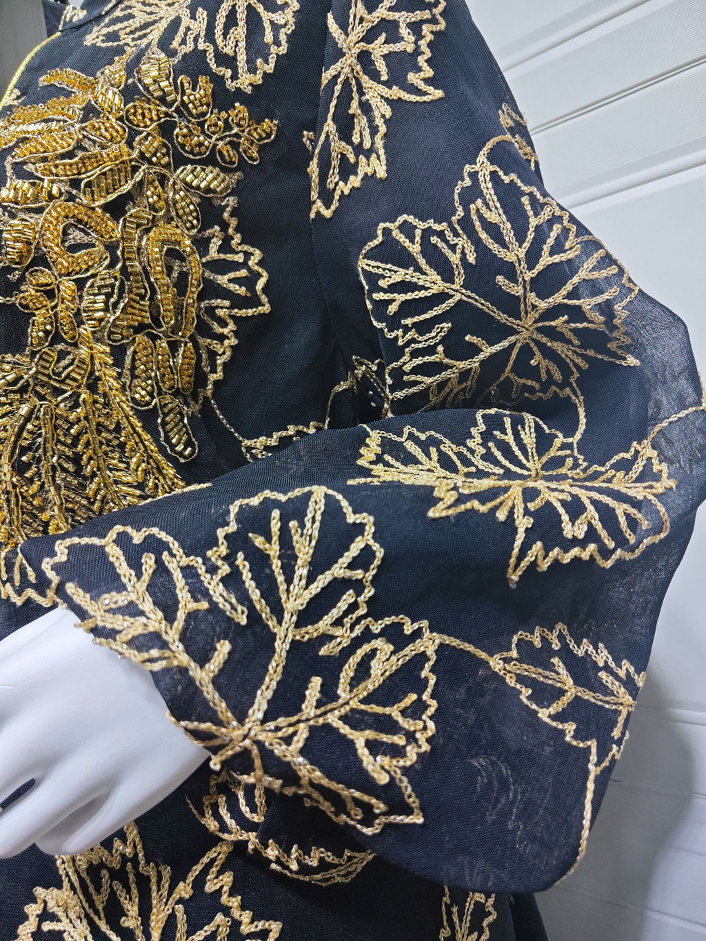 Embroidered Jalabiya Evening Gown