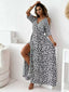 Leopard Print Maxi Dress