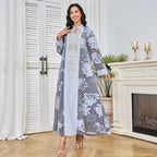 Mesh long sleeved dress