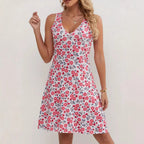 Oversized V-Neck Strap Sundress for Women, Plus Size