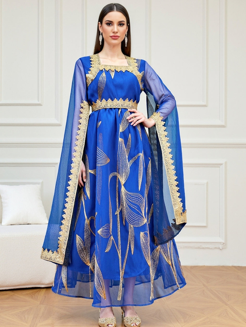 Elegant Robe Maxi Dress