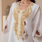 Long sleeved round neck dress