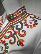 Embroidered Pullover Maxi Dress