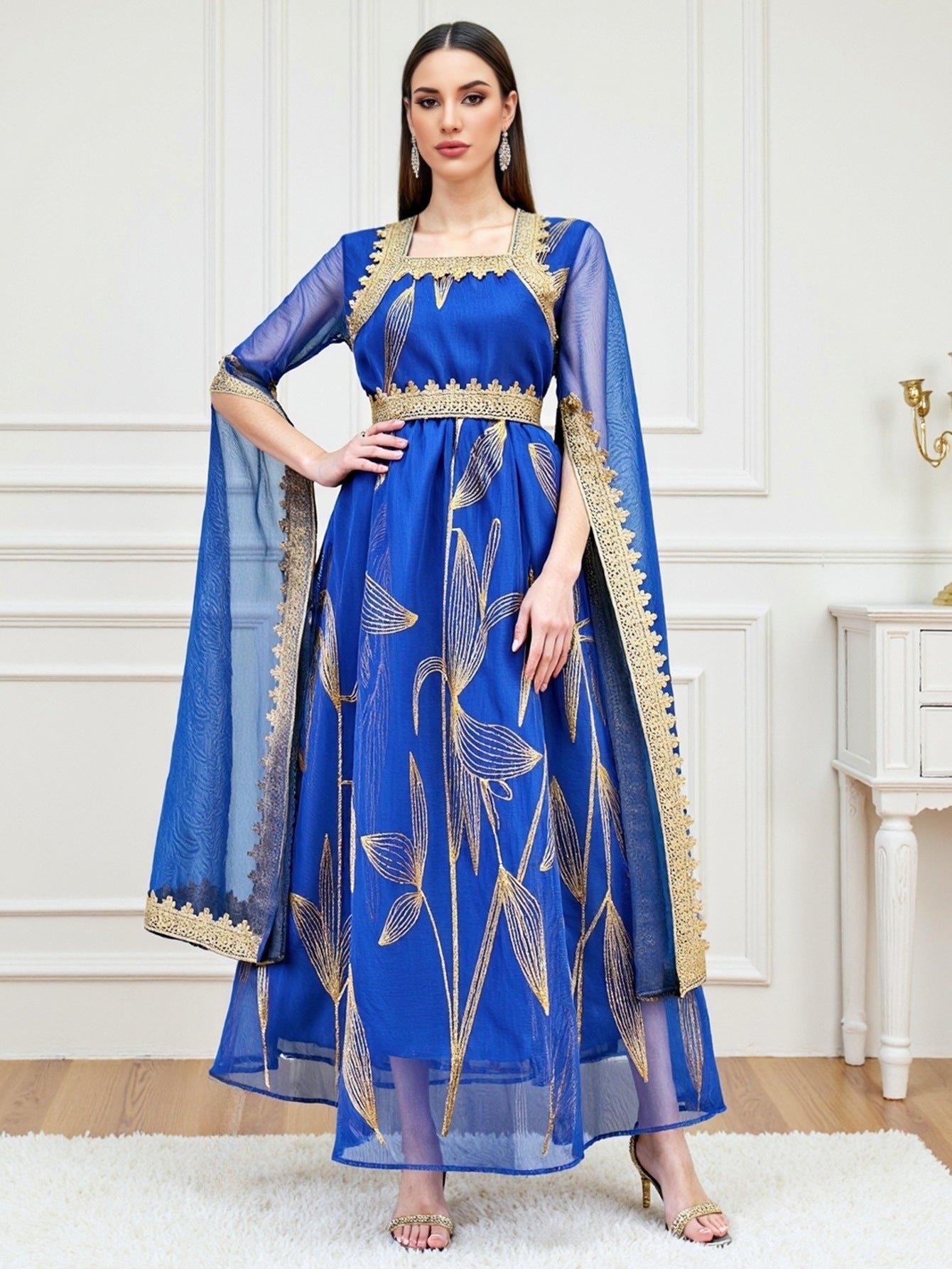 Elegant Robe Maxi Dress