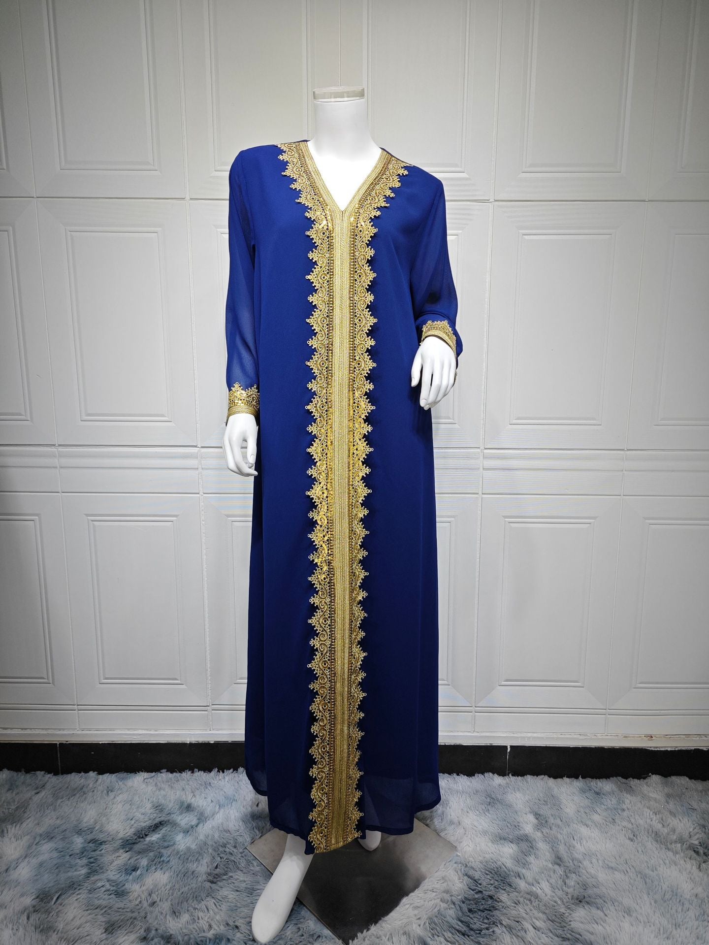 Two-Piece Chiffon Maxi Dress Set