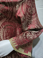 Lace-Up Kaftan Maxi Dress