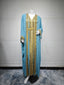 Two-Piece Chiffon Maxi Dress Set, Lace Trim