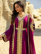 Two-Piece Chiffon Maxi Dress Set