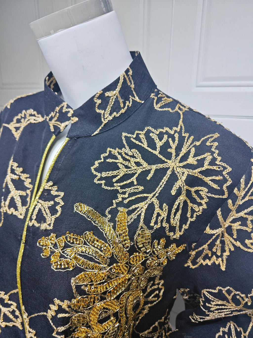 Embroidered Jalabiya Evening Gown