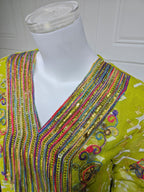 Embroidered Applique Maxi Dress