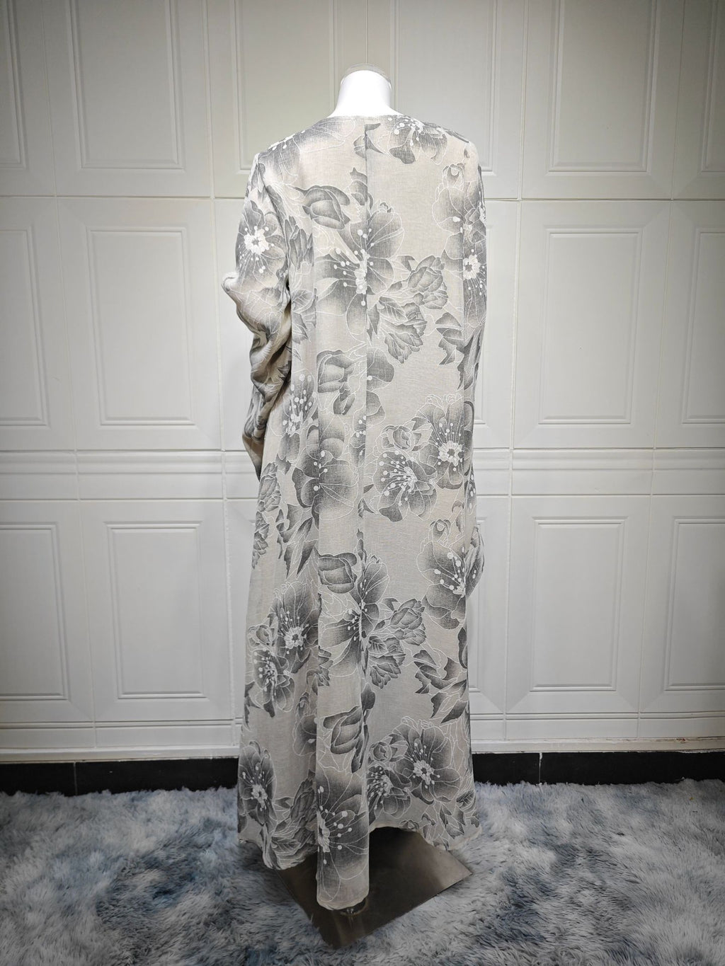 Sequin Hooded Maxi Dress