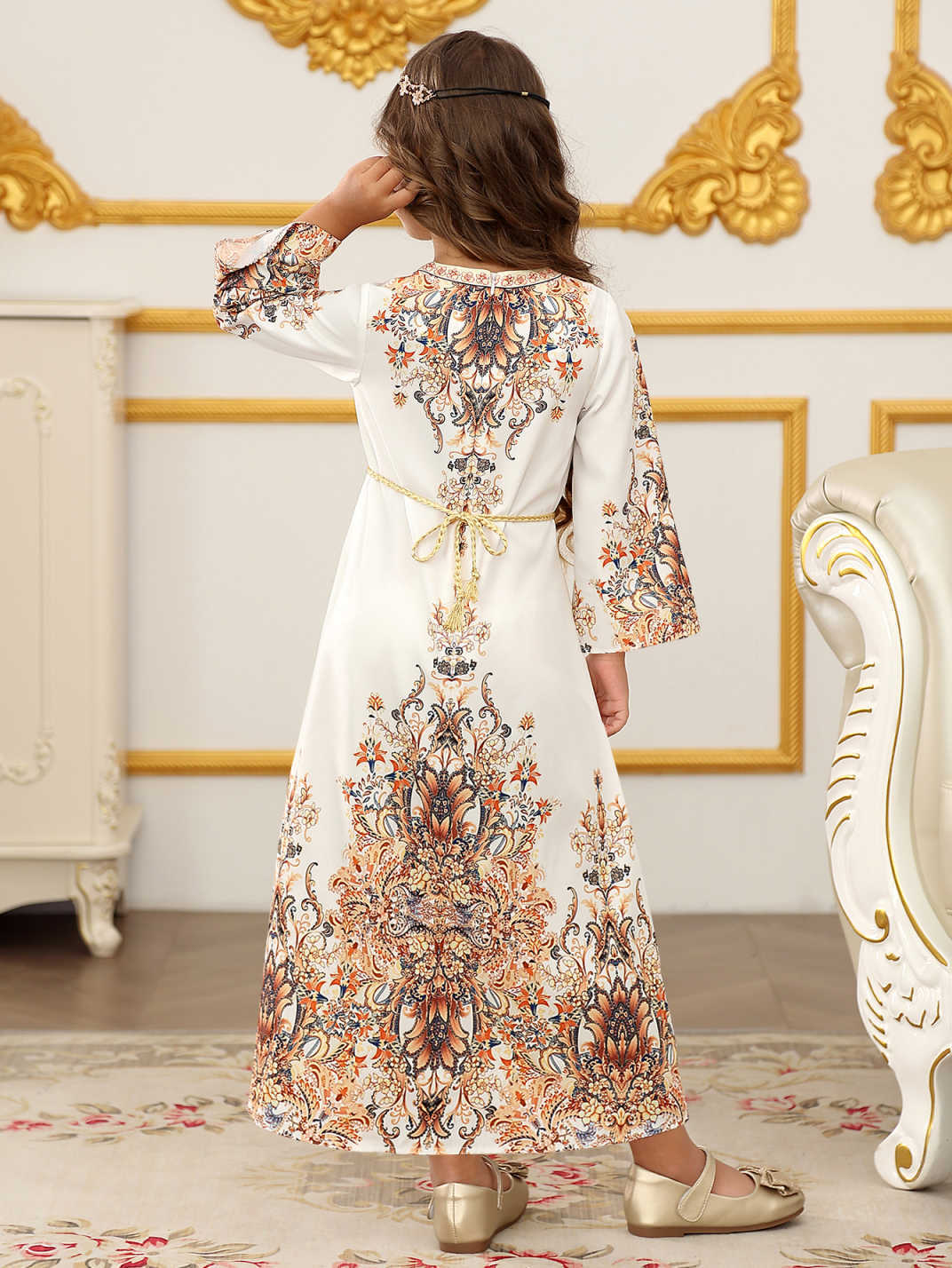 Satin Mother and Daughter Maxi Dress