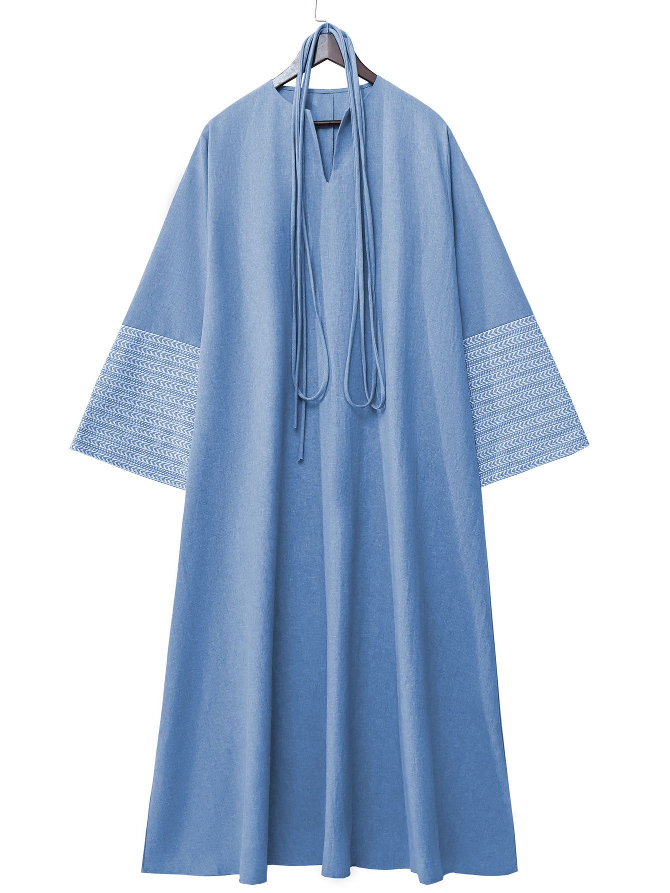 Embroidered Oversized Maxi Dress