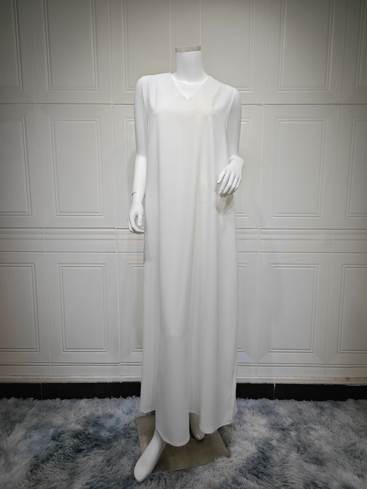 Two-Piece Mesh Maxi Dress