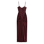 Pleated One-Shoulder Maxi Dress for Women, Fitted A-Line