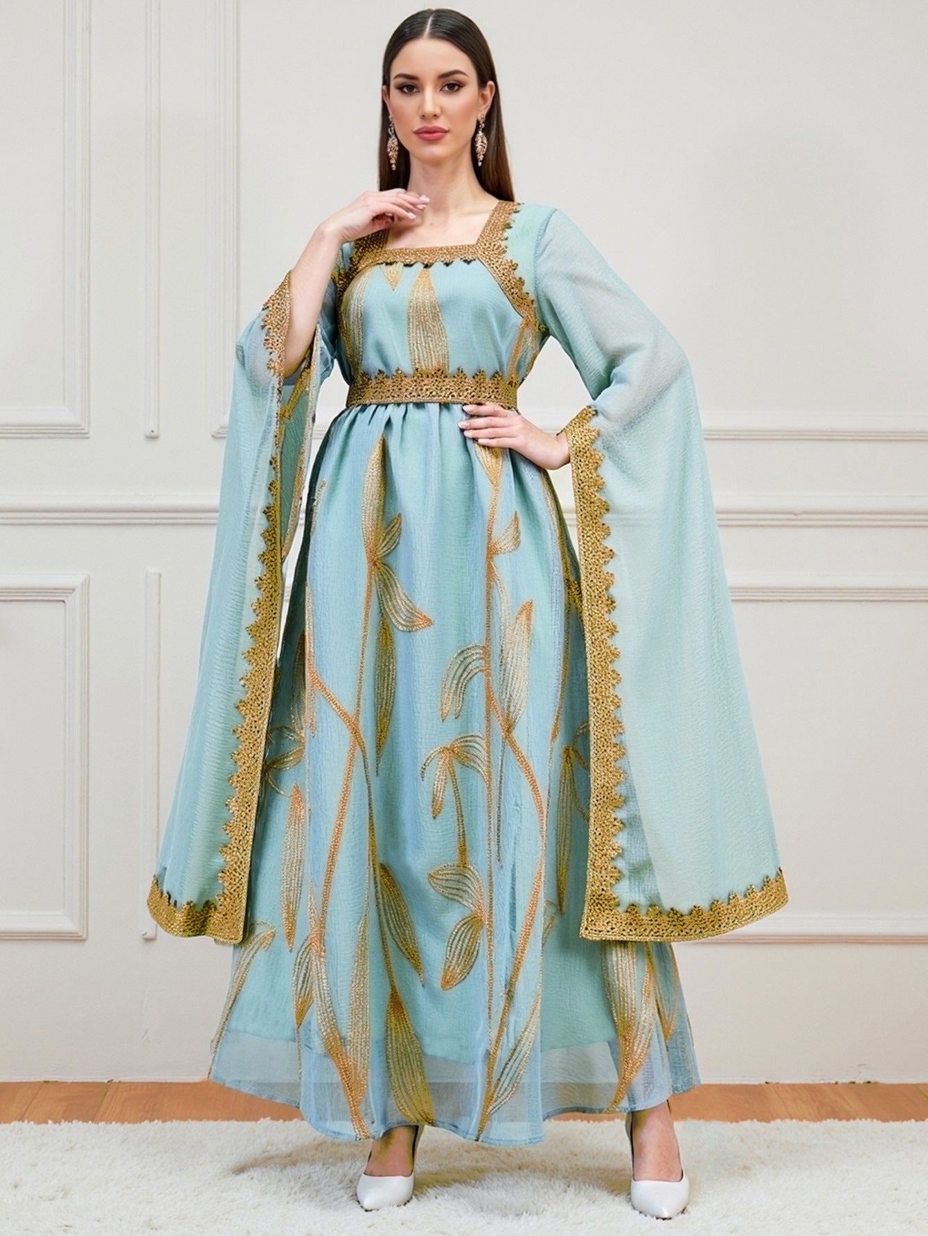 Elegant Robe Maxi Dress